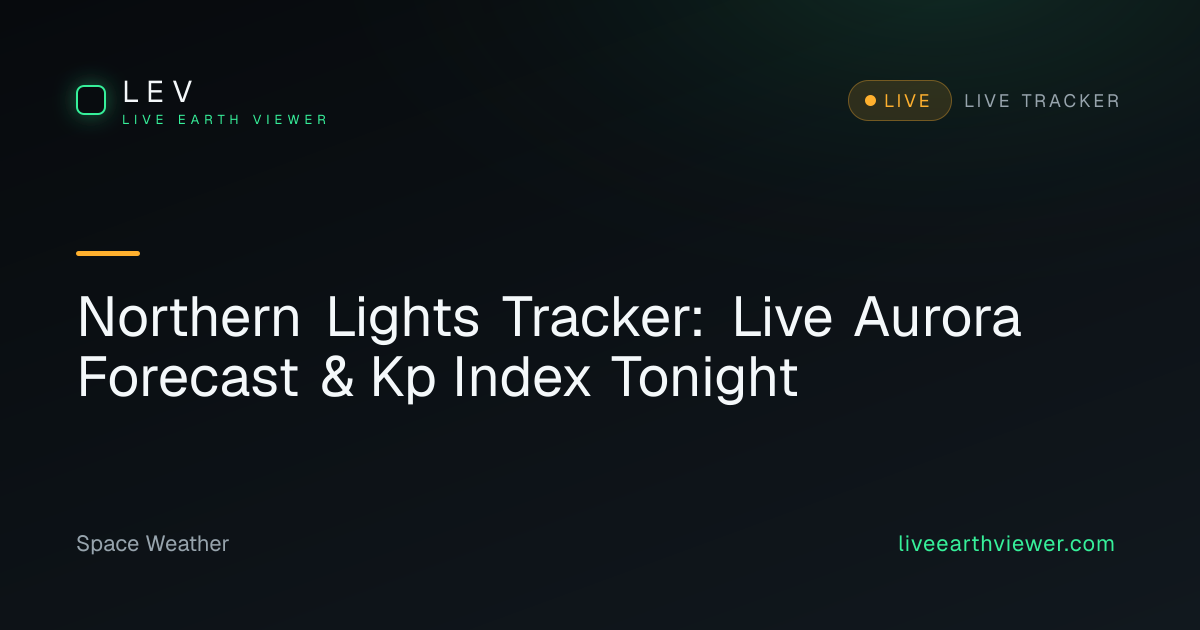 Northern Lights Tracker Live Aurora Forecast And Kp Index Tonight 
